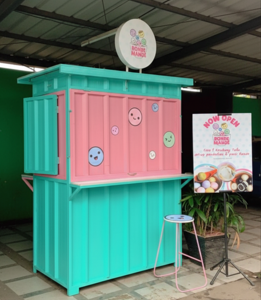 Container Minimalis Jualan Makanan