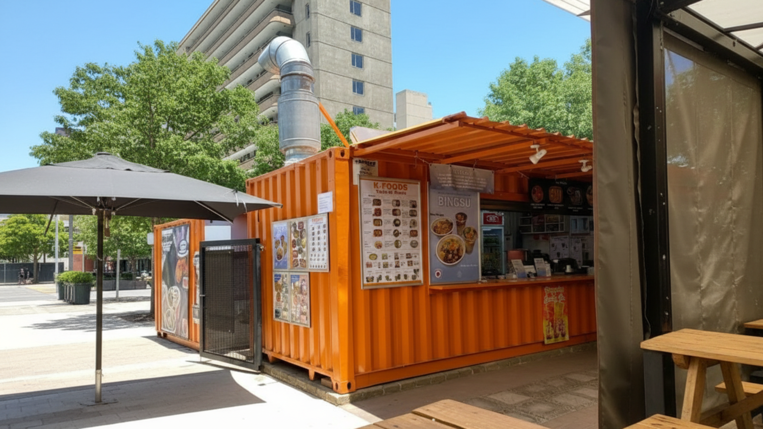 Booth Container Custom 