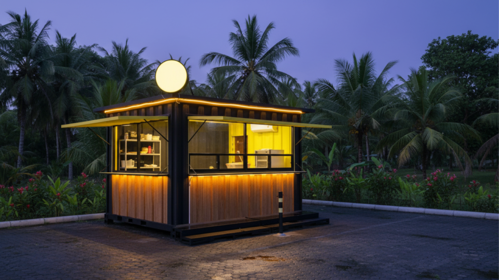 Booth Container Custom