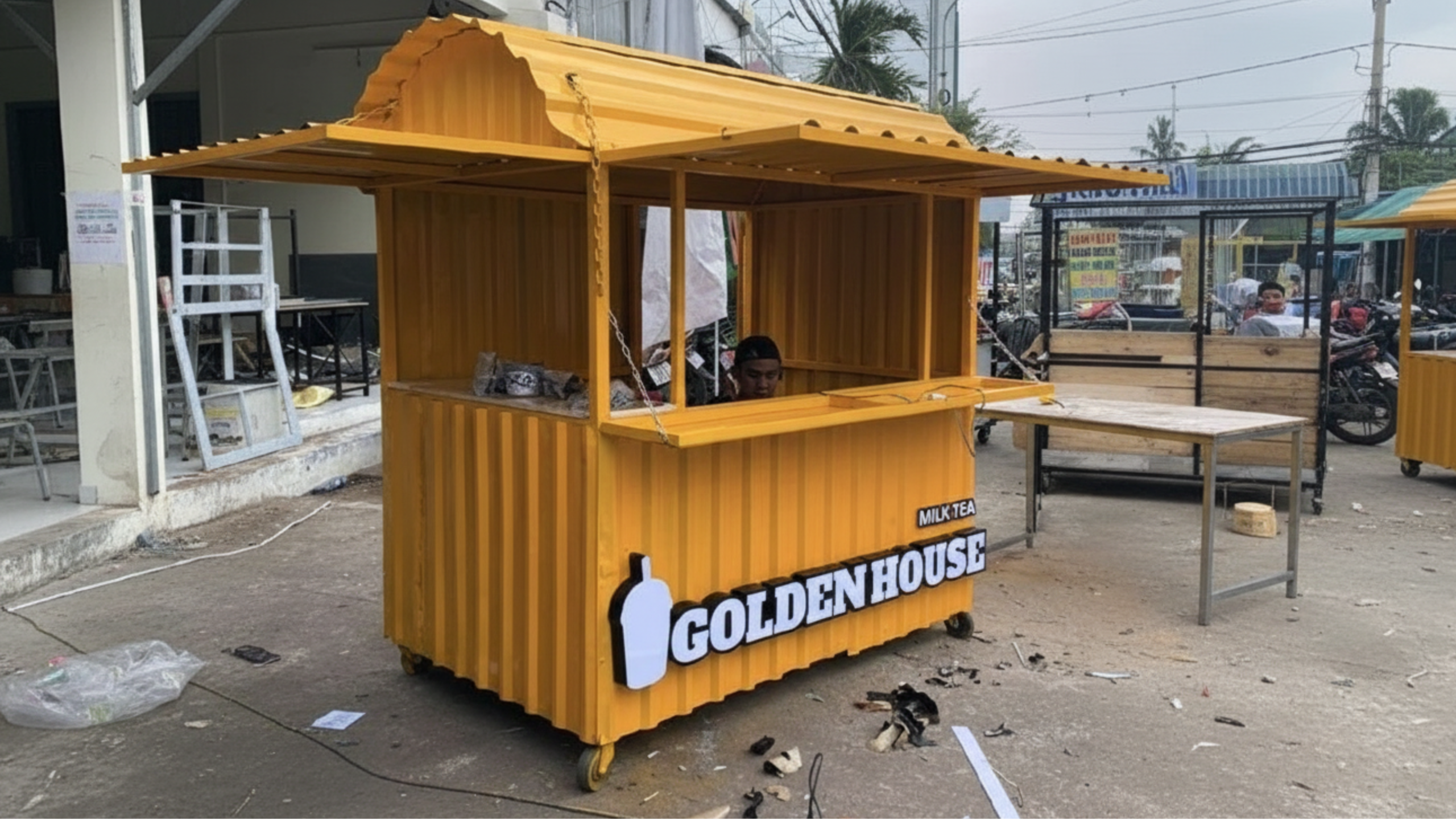 Booth Container Custom 