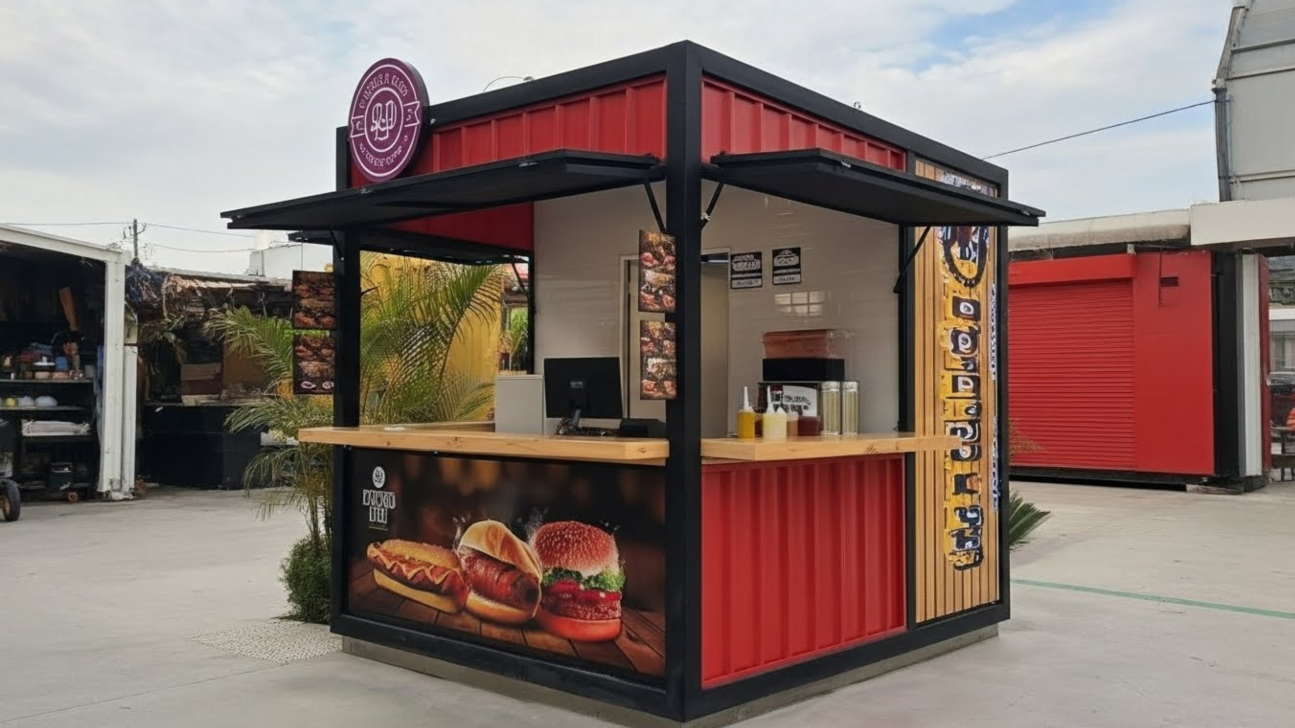 Booth Container Custom 