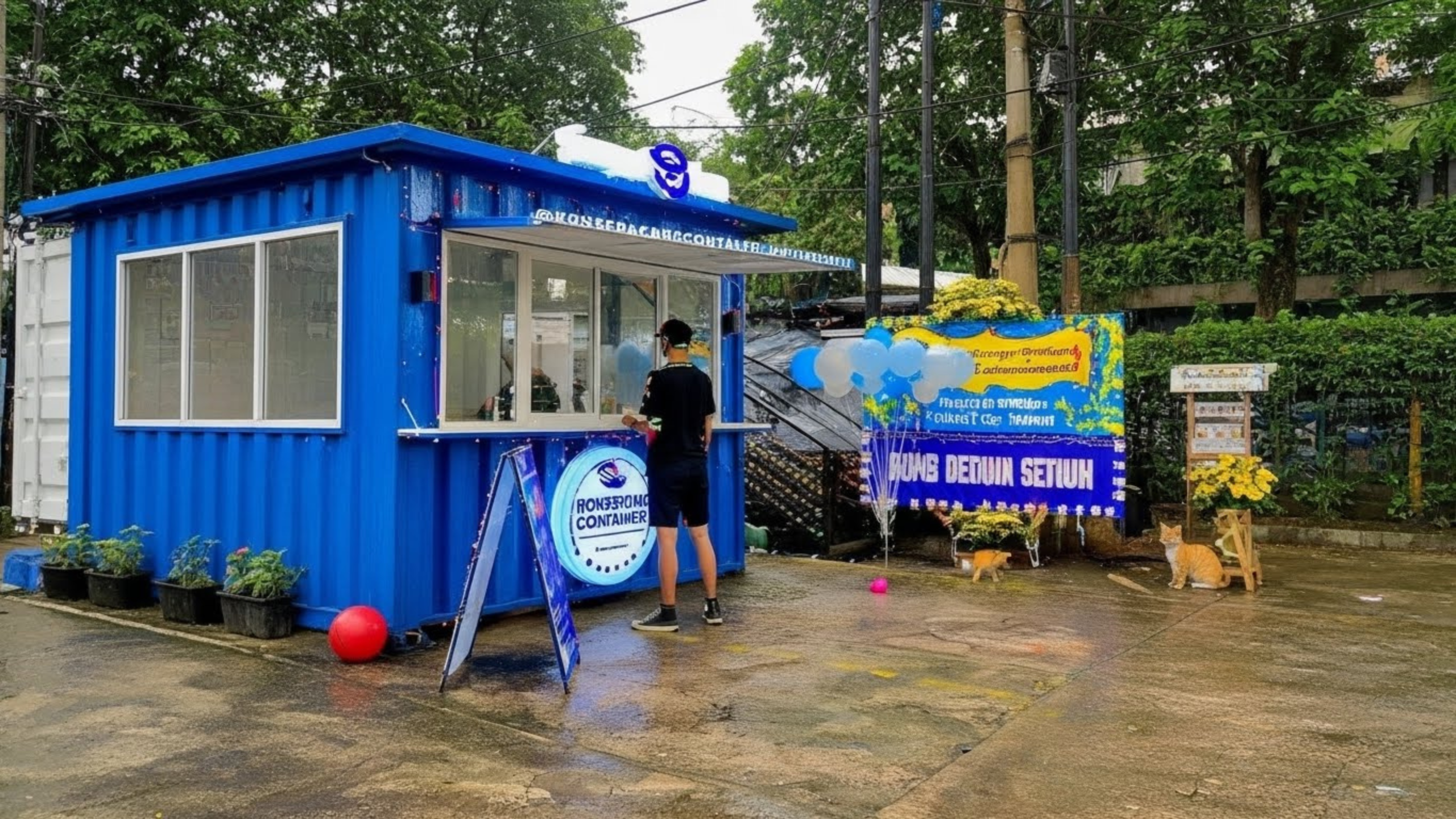 Booth Container Custom 