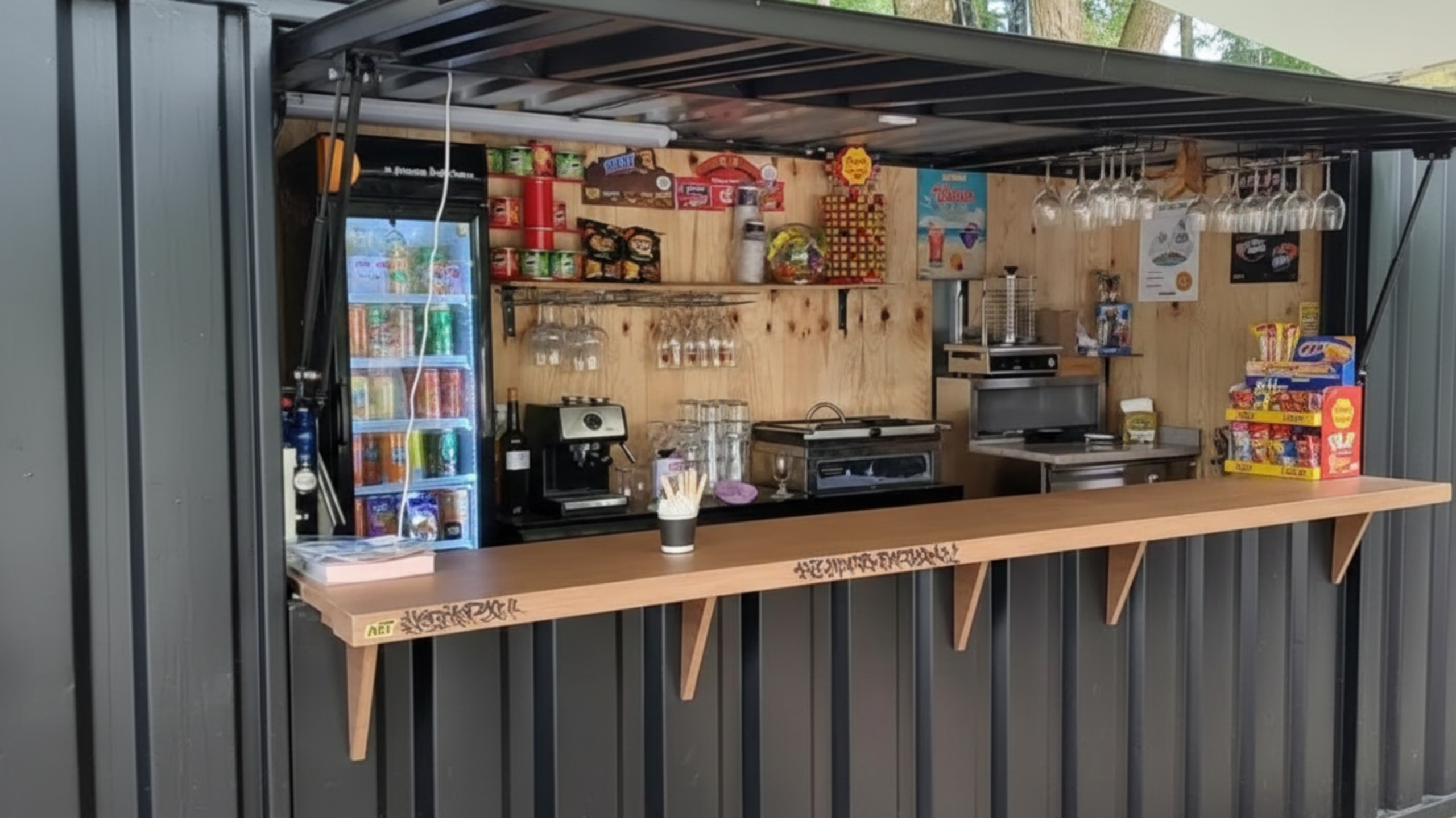 Booth Container Custom