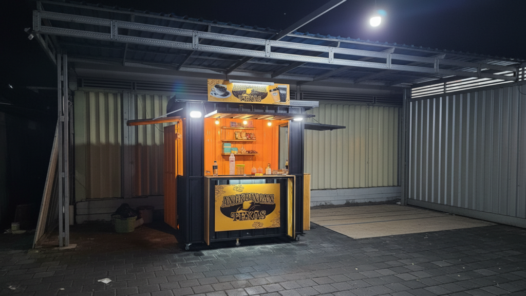 Booth Container Custom